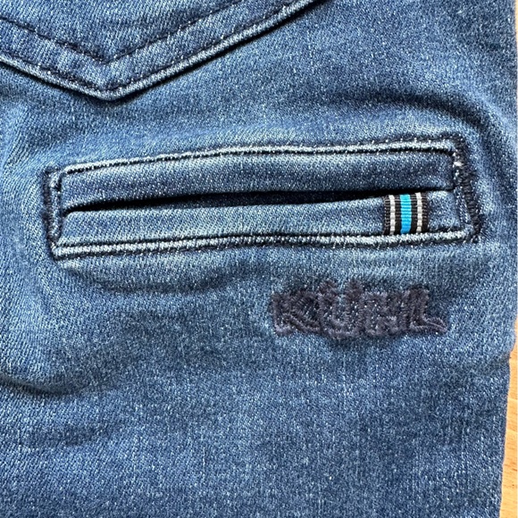 Kuhl Jeans Mens 32x32 Blue Indigo Dye Straight Leg Denim - Picture 5 of 10